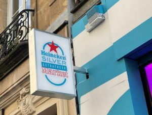 Heineken condamnée pour l'organisation d'un pop-up store dédié à la gamme Heineken Silver